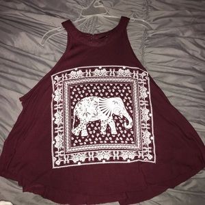 Elephant crop Top